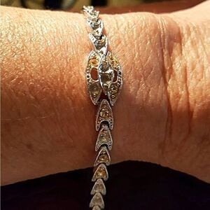 ANTIQUE STYLE CZ TENNIS BRACELET